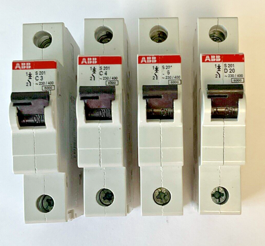 ABB 2CDS251001R0201,2CDS251001R0044,2CDS25106,2CDS25100 CIRCUIT BREAKER 230/400V