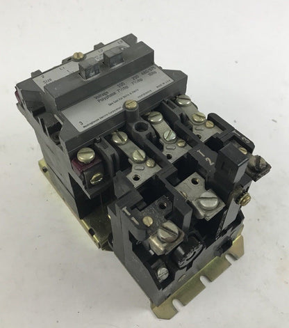 Westinghouse A200MICACDM Motor STARTER - Size 1, 27 Amp, 440/480 Volt Coil