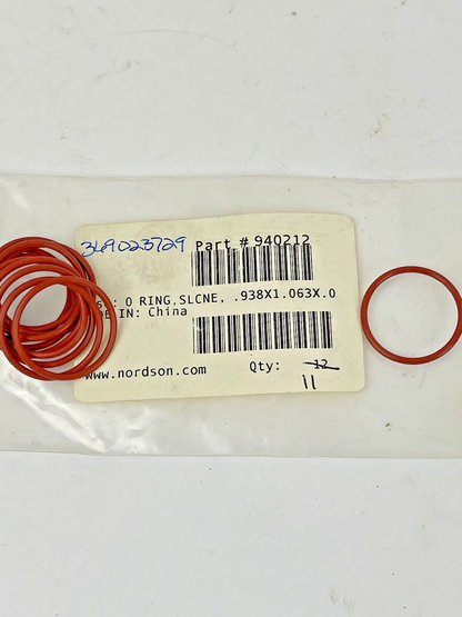 NORDSON *LOT OF 11* - 940212 O-Ring FOR MANUAL SPRAY GUNS REPAIR AND MAINTENANCE