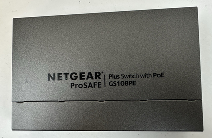 NETGEAR PROSAFE GS108PE V3 8-PORT GIGABIT MANAGED POE SWITCH
