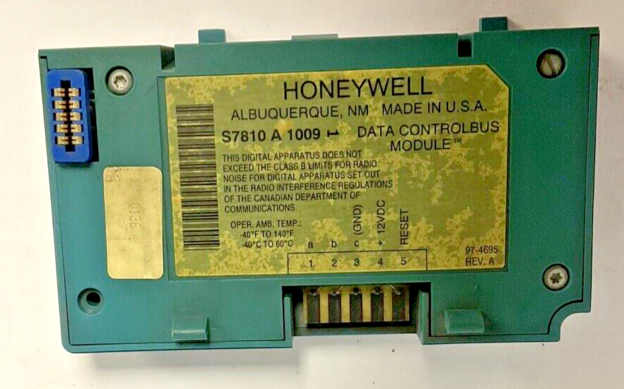 HONEYWELL S7810 A 1009 DATA CONTROL MODULE REV.A