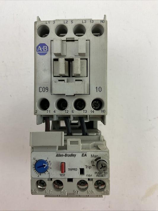 ALLEN BRADLEY STARTER (100-C09E*10 COIL 24VDC + 193-EA1CB 0.32-1.0A)