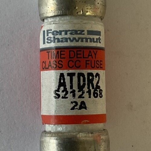 FERRAZ SHAWMUT ATD2R2 FUSE 2A 600VAC CLAS CC****LOTOF6****