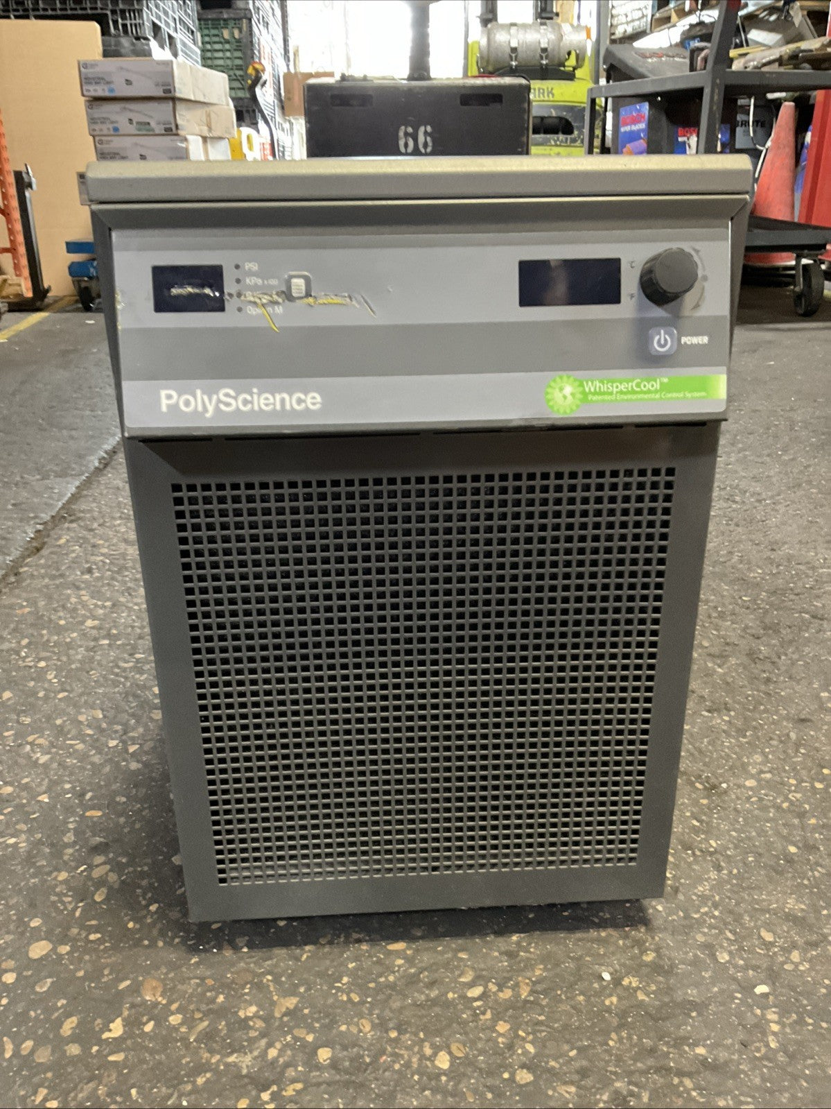 POLYSCIENCE 6160M21LB30D 230VAC 60HZ 9A 1PH WHISPERCOOL (SEE PHOTO FOR DAMAGE)