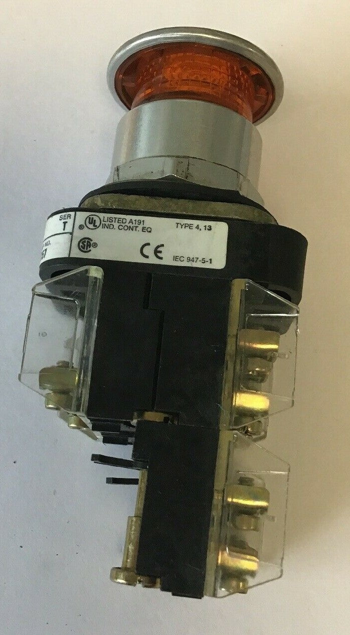 ALLEN BRADLEY 800T-QB24  PUSH BUTTON 24VAC/DC SERIES T