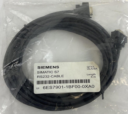 SIEMENS 6ES7901-1BF00-0XA0 SIMATIC S7 RS232-CABLE 6M