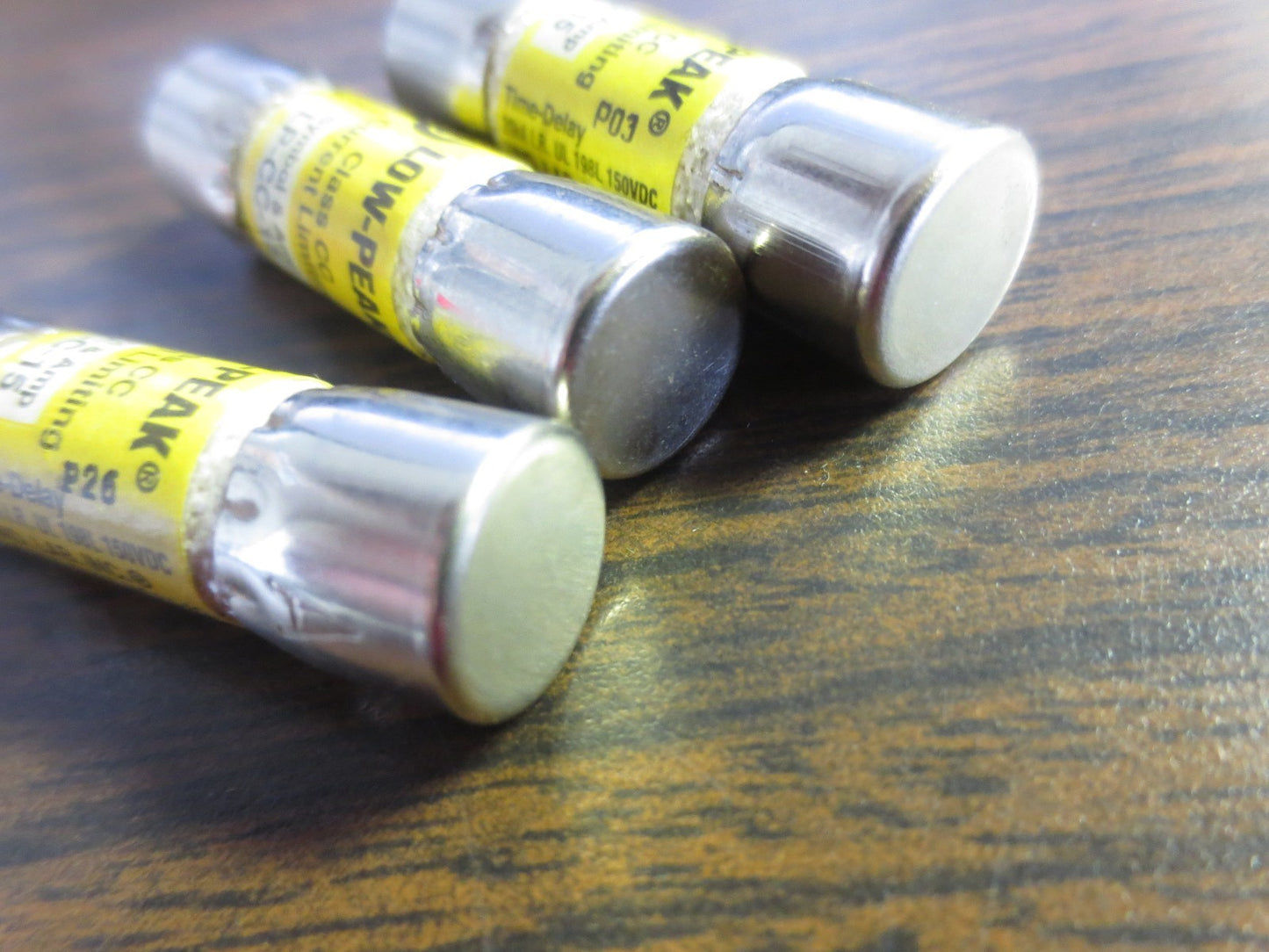 COOPER BUSSMANN LP-CC-15 LOW-PEAK  FUSE - LOT of 3