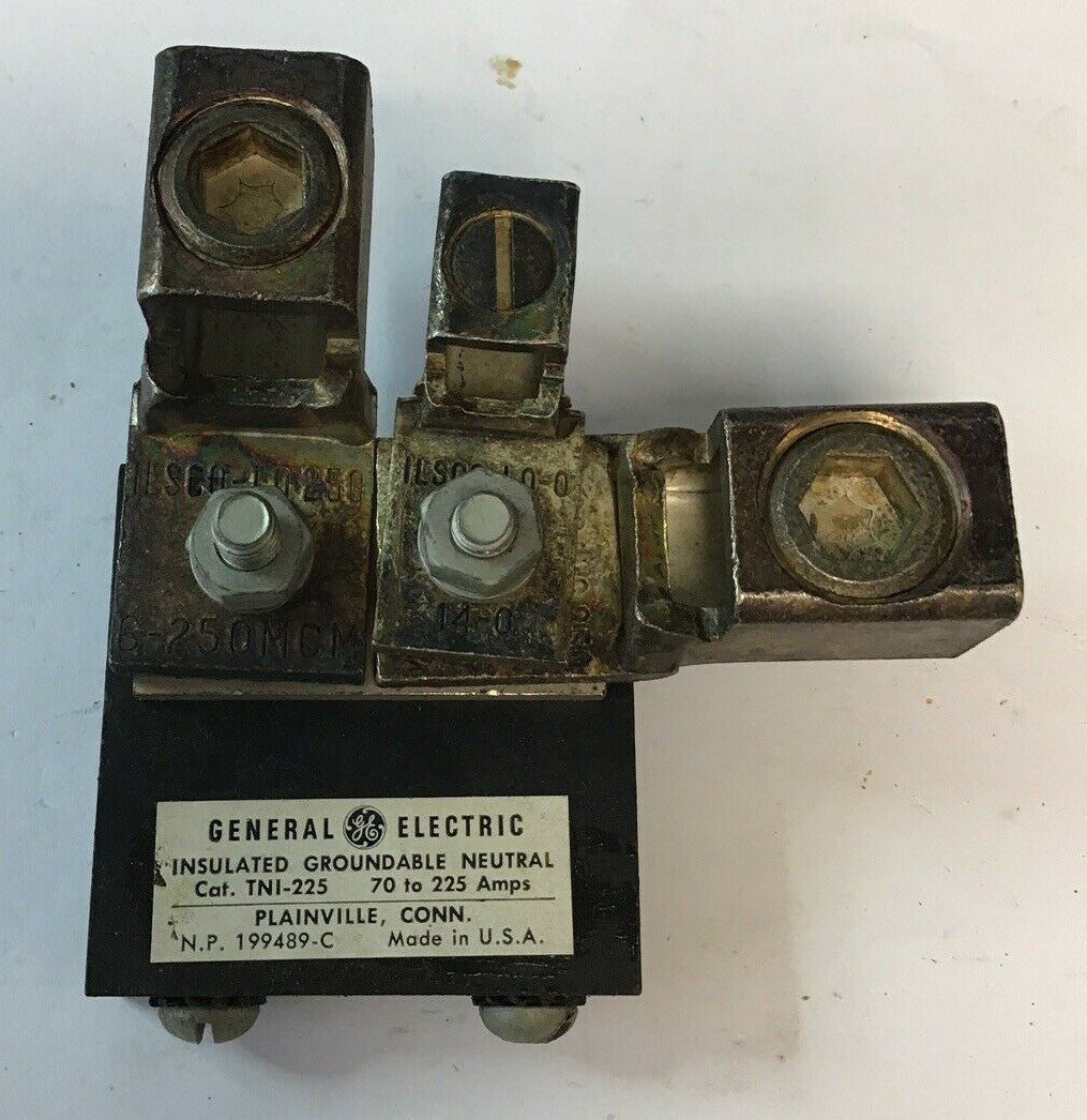 GENERAL ELECTRIC TNI225 INSULATED GROUNDABLE NEUTRAL 600V 225 AMPS