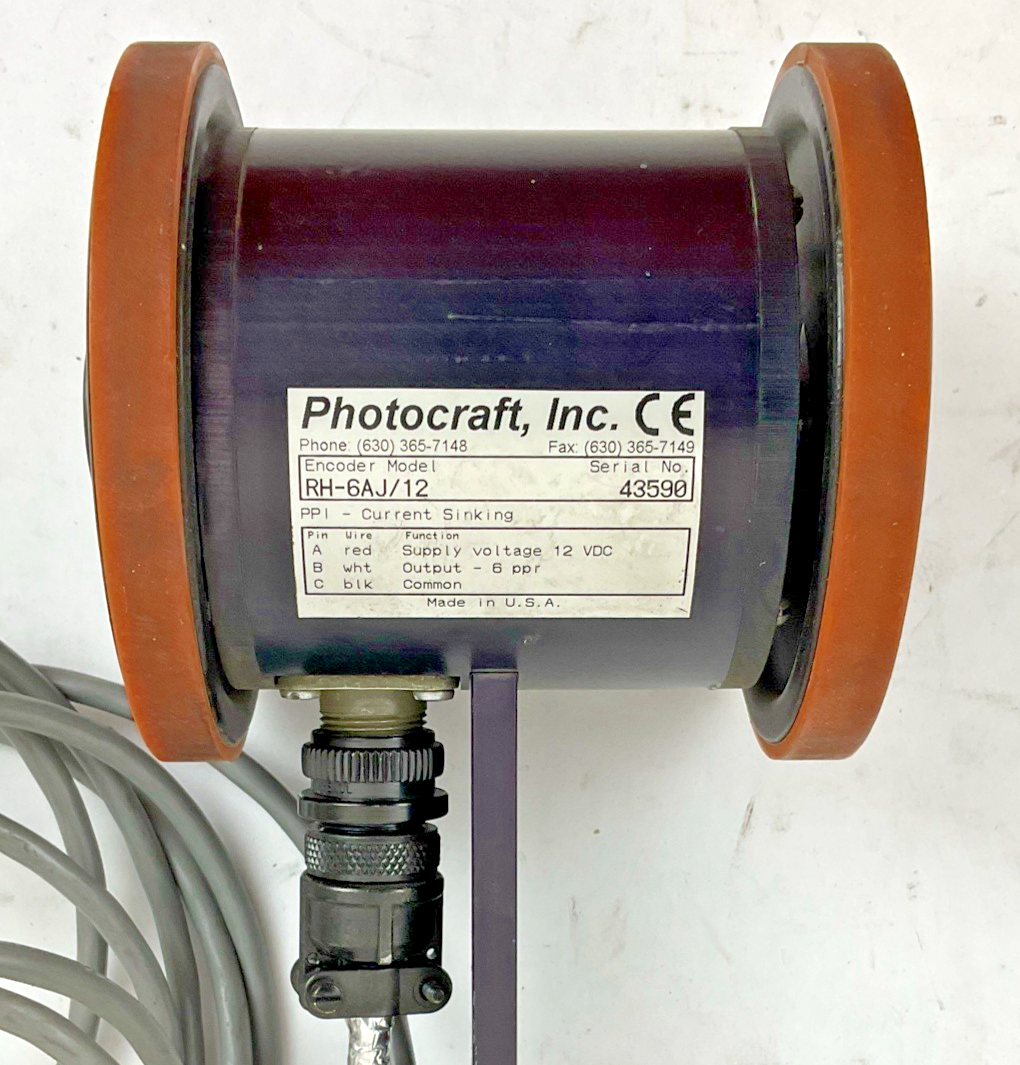PHOTOCRAFT RH-6AJ/12 ENCODER 12VDC 6PPR