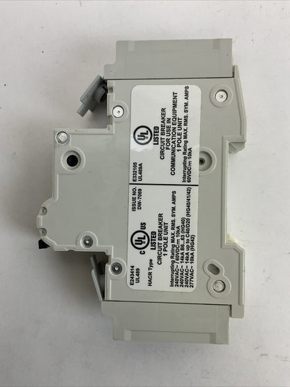 SIEMENS 5SJ4 118-7HG41 MINITURE CIRCUIT BREAKER 15AMP 240VAC 1POLE