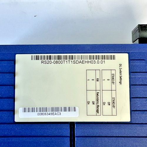 HIRSCHMANN RS20-0800T1T1SDAEHH03.0.01 RAIL SWITCH 60VDC 30VAC