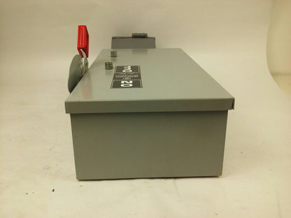 GE TH3362JRS, SAFETY SWITCH, MOD.10, 60A, 600VAC/250VDC, D16419  INTERLOCK RECEP
