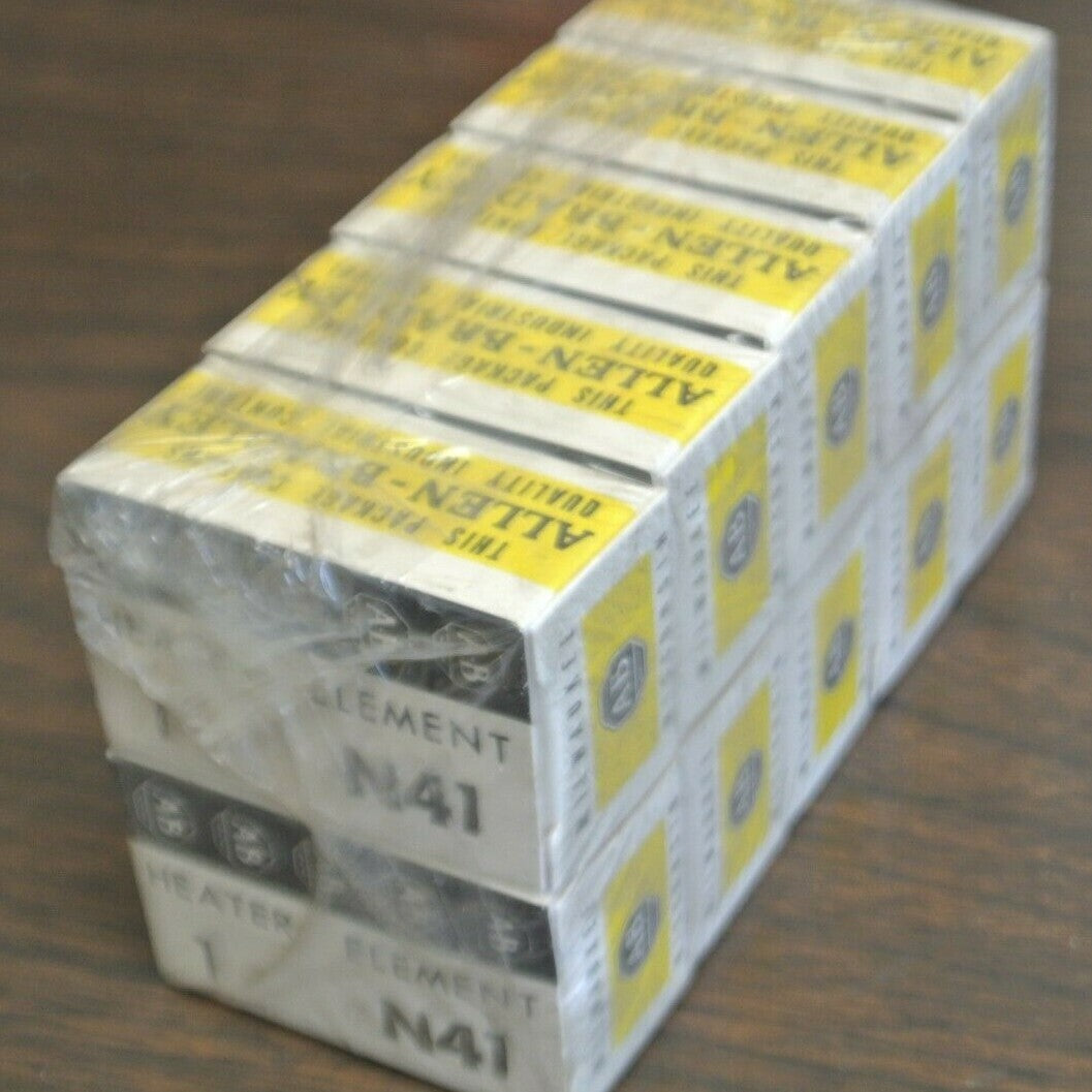 LOT of 10 / ALLEN-BRADLEY N41 THERMAL OVERLOAD HEATER ELEMENTS / NEW SURPLUS