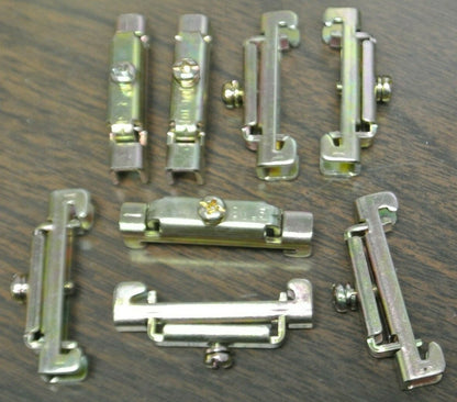 LOT of 8 / SQUARE D 9999 NT-10 / DIN CHANNEL END CLAMP / DIN RAIL / NEW SURPLUS