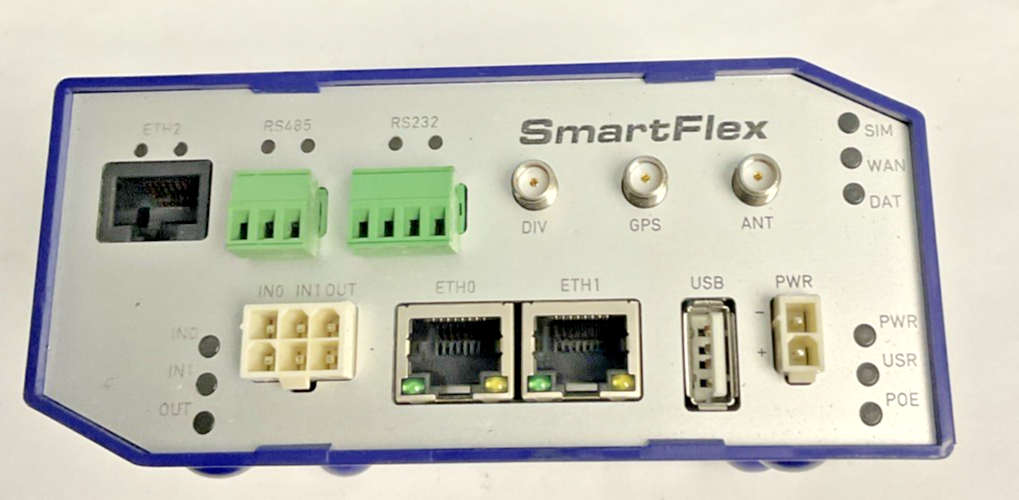 ADVANTECH SMARTFLEX BB-SR30500410 INDUSTRIAL CELLULAR ROUTER 60VDC