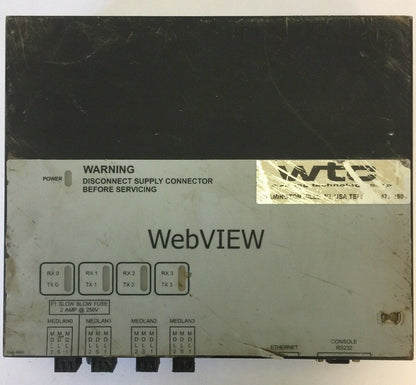 WELDING TECHNOLOGY  WEBVIEW-ENET 986-0054E  WELD CONTROL ETHERNET TERMINAL USIP