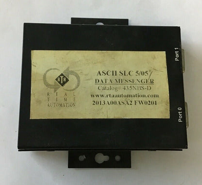 REAL TIME AUTOMATION  ASCII SLC5/50 DATA MESSENGER 435NBS-D 7-30V