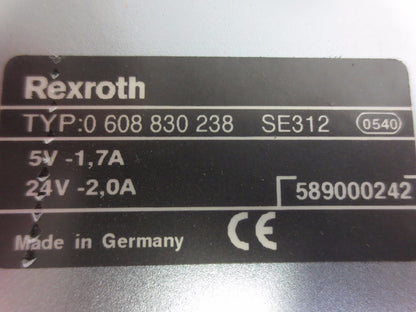 REXROTH 0-608-830-238 / SE312 INTERFACE MODULE