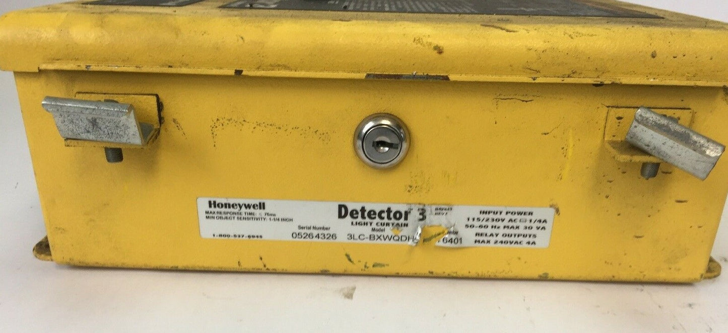 DATA INSTUMENTS/HONEYWELL 3LC-BXQDH DETECTOR 3 LIGHT CURTAIN CONTROLLER