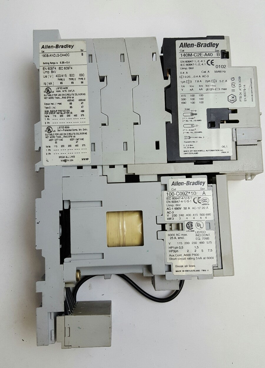 Allen Bradley Comb Starter # 190S-ADNJ2-CA40C B