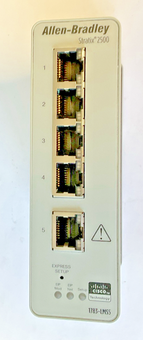 ALLEN BRADLEY 1783-LMS5 ETHERNET SWITCH SER.A 24VDC 0.3-0.2A