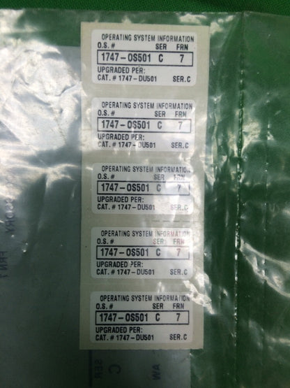 *LOT OF 2* ALLEN BEADLEY 1747-RL501 FIRMWARE UPGRADE LABELS QTY. 20