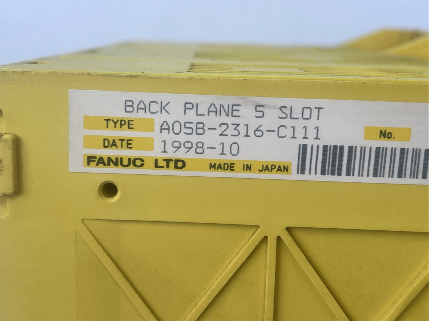 FANUC A05B-2316-C111 BACK PLANE 5 SLOT