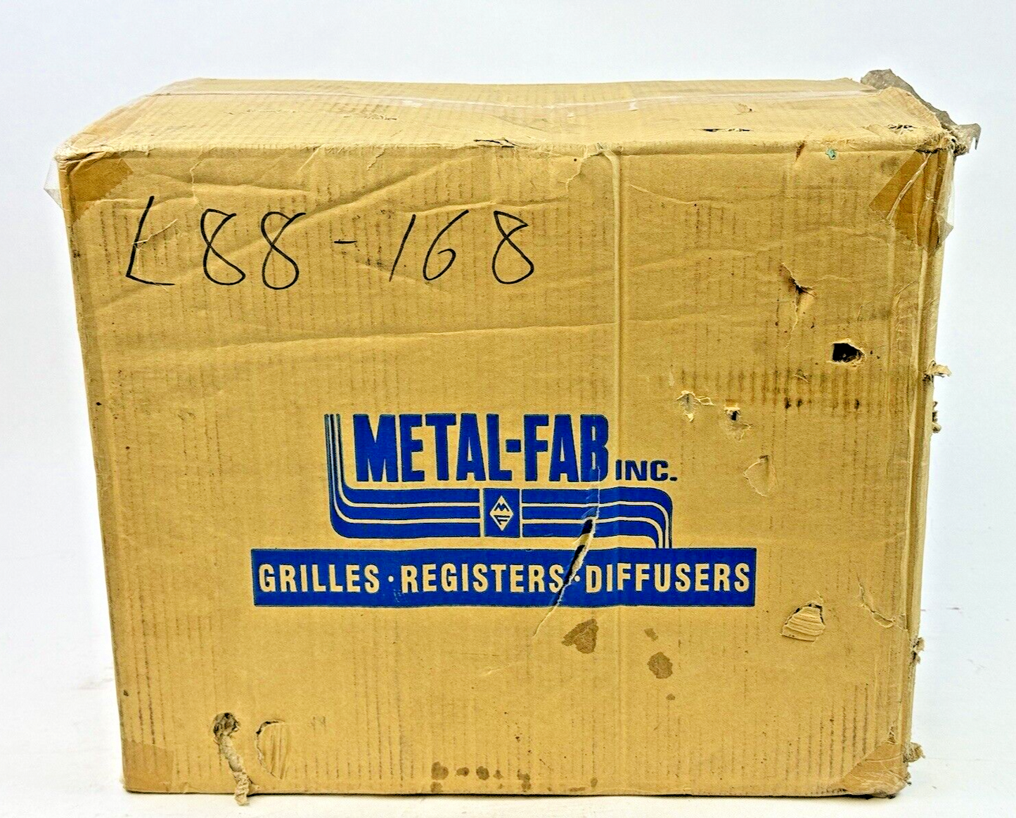 METAL-FAB **BOX OF 20** - MFFR412B - FLOOR REGISTERS - 4" X 12" - NEW IN BOX
