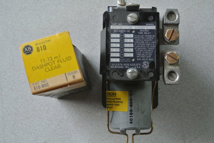 ALLEN-BRADLEY 810-A04CR Ser. B MAGNETIC OVERLOAD RELAY 600V 6A AC/DC NEW SURPLUS