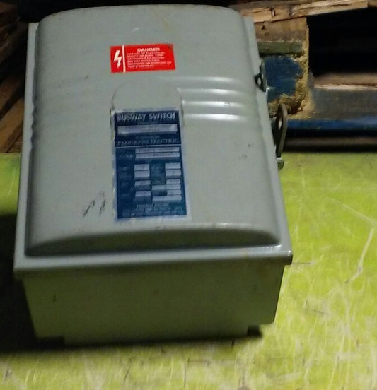 General Electric Flex-A-Power Busway SWITCH FG461U - 30 Amp, 600 Volt, 3-Pole