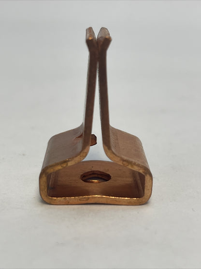 PENN-UNION 61-100A BRONZE FUSE CLIP KNIFE TYPE 61-100A 250-600V (LOT OF 6)