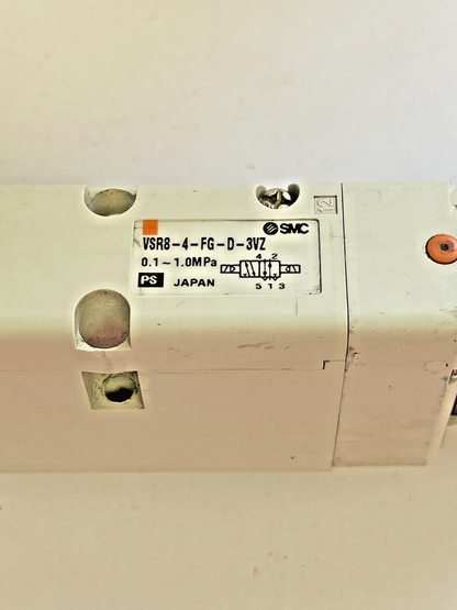 SMC - VSR8-4-FG-D-3VZ - SOLENOID VALVE - 23°-140°F, 145 PSI, 50/60 hZ, 110 VAC