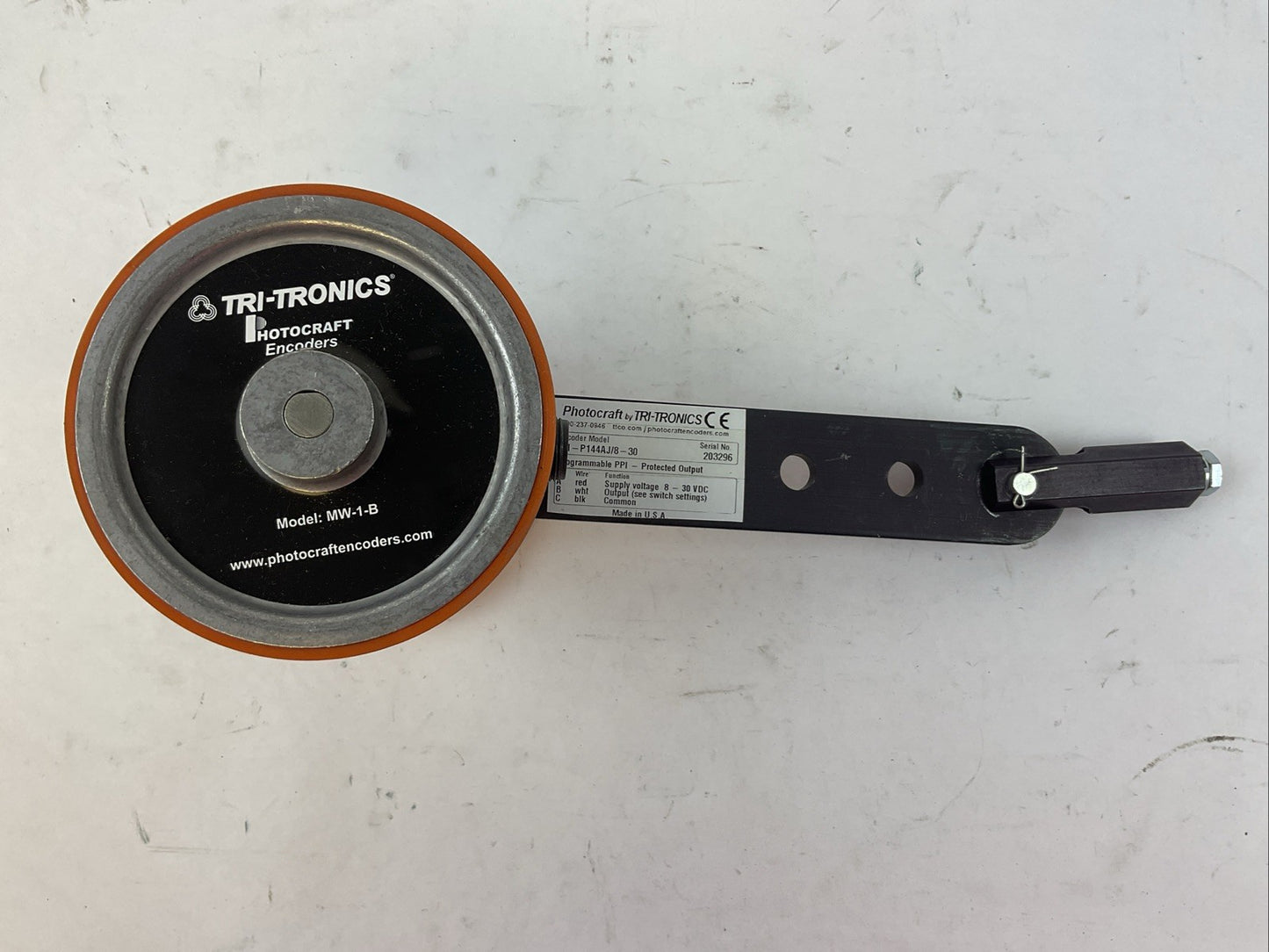 PHOTOCRAFT BY TRI-TRONICS RH-P144AJ/8-30 HOTOCRAFT ENCODERS MODEL:MW-1-B 8-30VDC