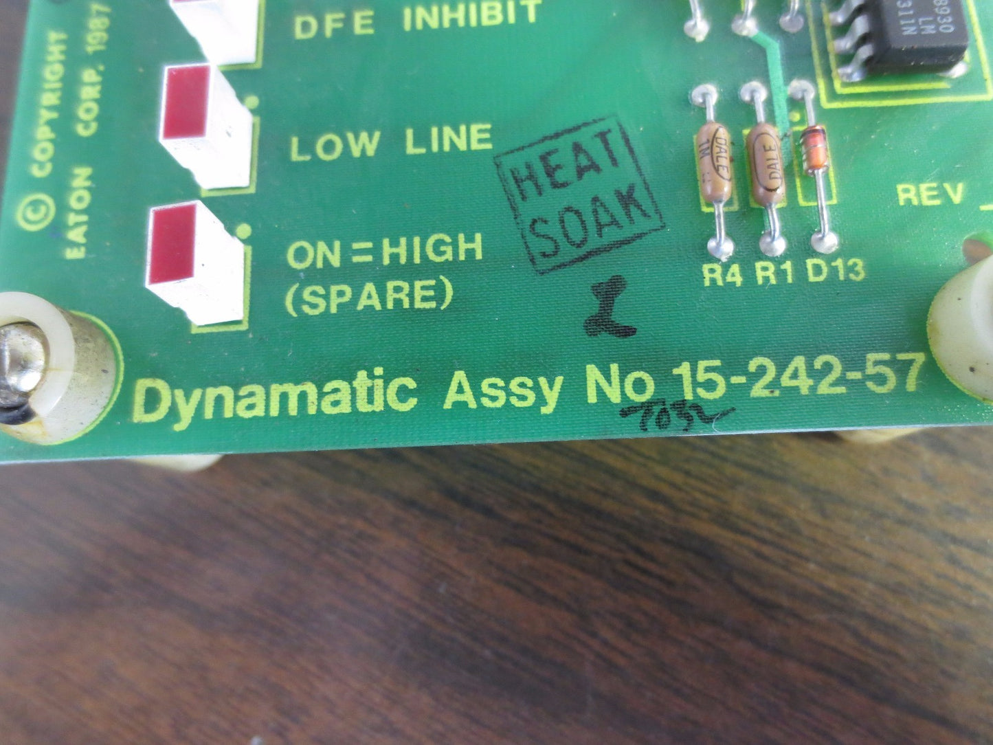 EATON / DYNAMATIC 15-242-57 Rev. A  CES LOGIC INTERFACE INDICATOR BOARD 70-68-53