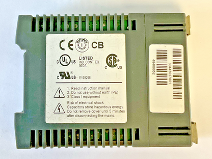 RHINO PSP24-024S POWER SUPPLY  (24W) 24VDC 1.0A 100-240VAC 50-60HZ 0.7-0.4A