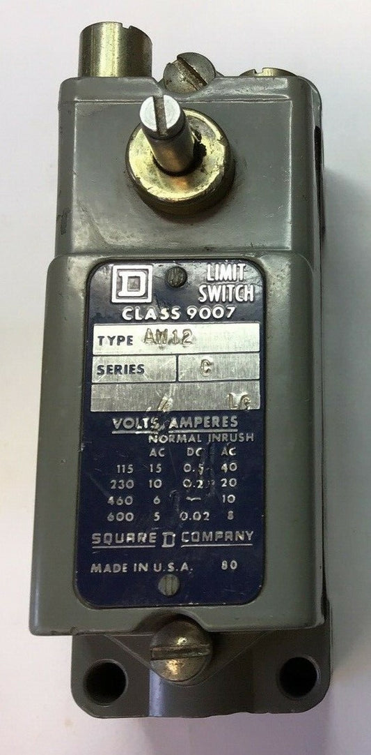 SQUARE D 9007 B54B2 HEAVY DUTY LIMIT SWITCH SERIES C