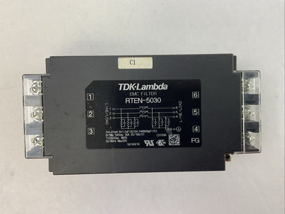 TDK-LAMBDA RTEN-5030 EMC FILTER 500VAC 30A
