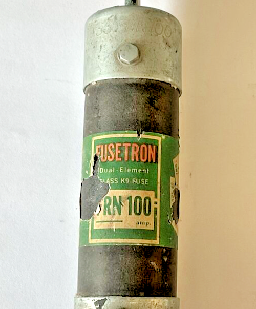 FUSETRON FRN-R100(2) FRN100(3) FUSE 100AMP CLASS RK5 ***LOTOF5**