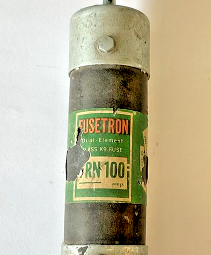 FUSETRON FRN-R100(2) FRN100(3) FUSE 100AMP CLASS RK5 ***LOTOF5**