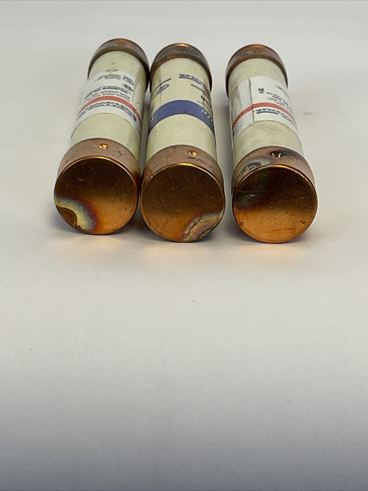 FERRAZ SHAWMUT TRS15R 15A 600VAC 300VDC TRI-ONIC FUSE DUAL ELEMENT (LOT OF 3)