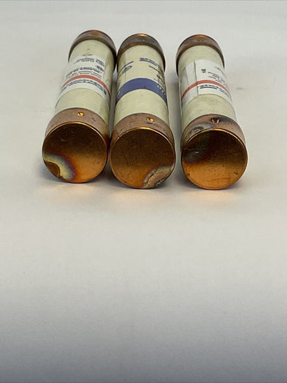 FERRAZ SHAWMUT TRS15R 15A 600VAC 300VDC TRI-ONIC FUSE DUAL ELEMENT (LOT OF 3)