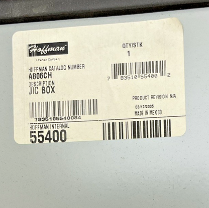 HOFFMANN A806CH JUNCTION BOX