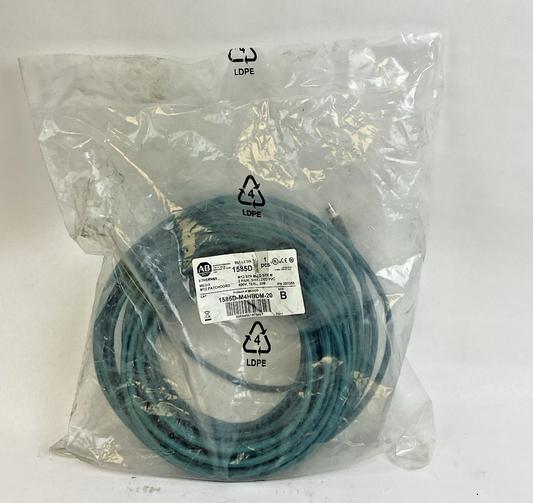ALLEN BRADLEY 1585D-M4HBDM-20 SERIES B M12 PATCHCORD