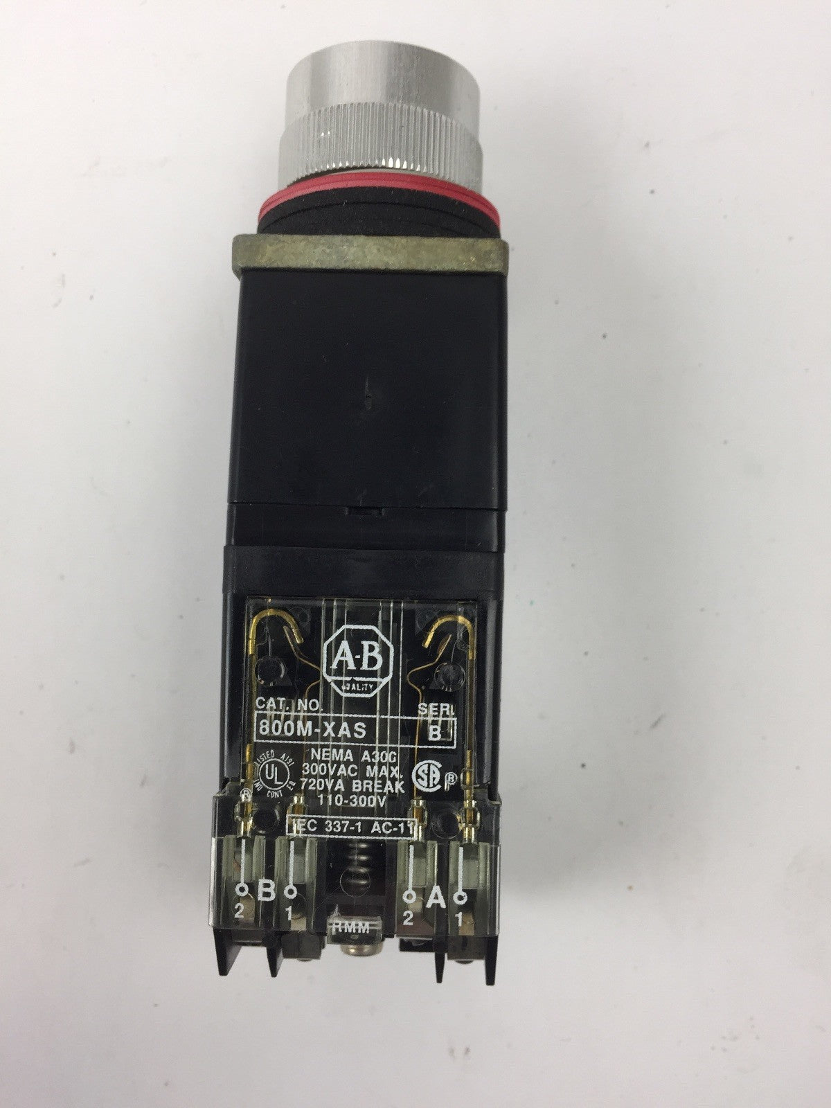 ALLEN BRADLEY 800MR-H33B KEY SELECTOR SWITCH