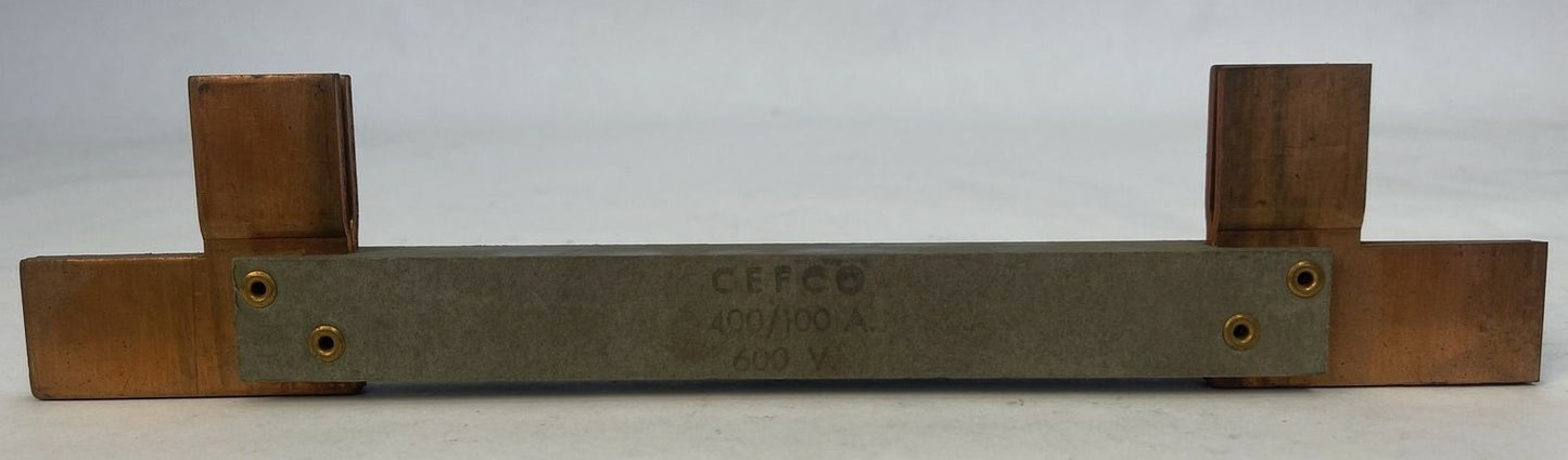 CEFCO 400/100A 600V FUSE REDUCER