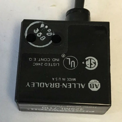 ALLEN BRADLEY PHOTOSWITCH 42SML-7110 SUB-MINIATURE "RED" SOURCE 30VDC CLASS2