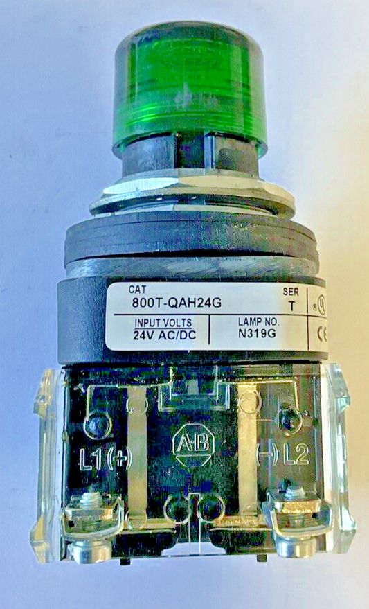 ALLEN BRADLEY 800T-QAH24G PUSH BUTTON SER.T 24VAC/VDC