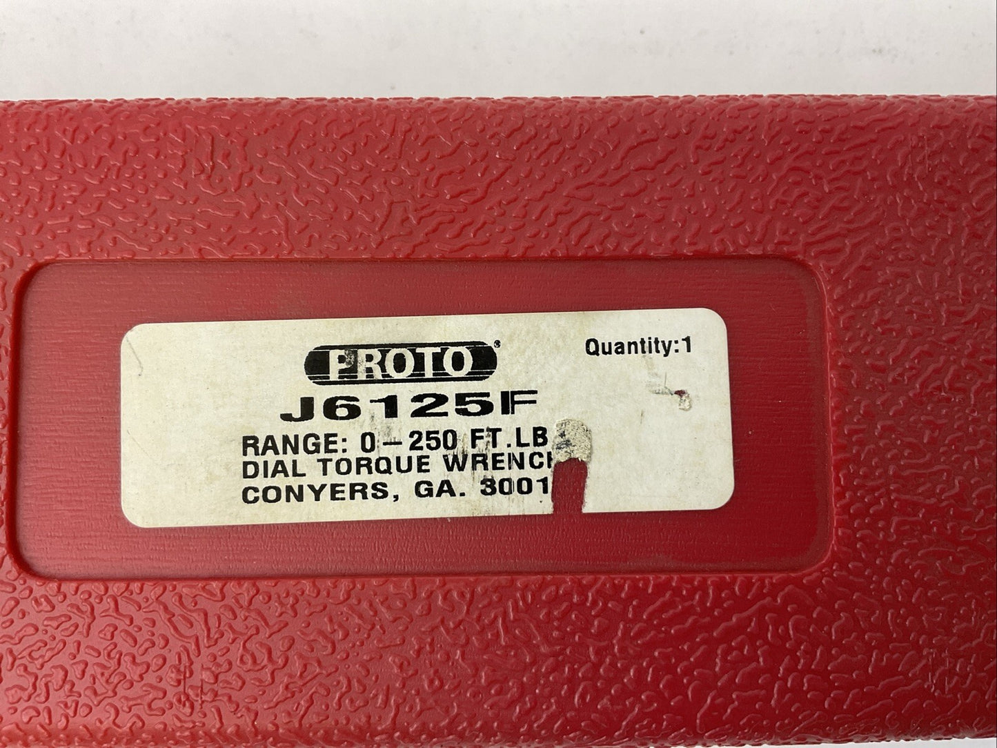 PROTO J6125F 0-250 FT. LB DIAL TORQUE WRENCH