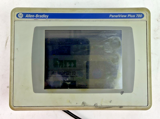 ALLEN BRADLEY 2711P-T7C4D2 PANELVIEW PLUS 700 SER.A 24VDC