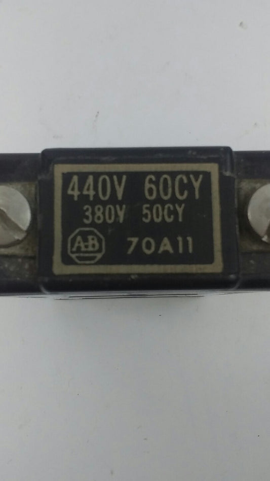 ALLEN BRADLEY 70A11 COIL 440V 60CY 380V 50CY